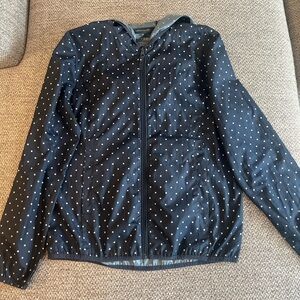 Joe Fresh Women’s Raincoat - Navy with White Dots